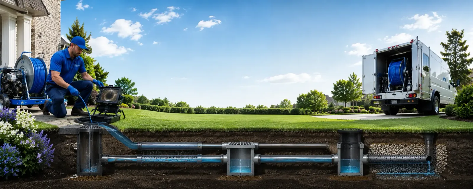 Outdoor drain cleaning information for Braddyville, IA